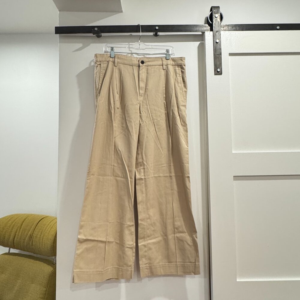 NWT | H&M Cotton Pleated Pants | 14